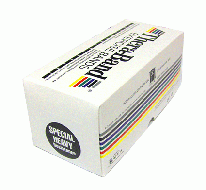 Thera-band Egzersiz Bandları - 5,5 mt. Kutu Siyah (Special Heavy)