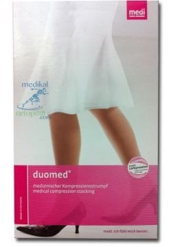 Medi Duomed Diz Üstü Silikon Bantlı Varis Çorapları