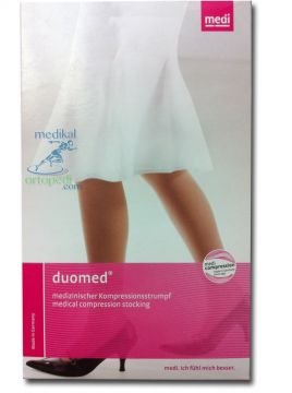 Medi Duomed Diz Üstü Silikon Bantlı Varis Çorapları