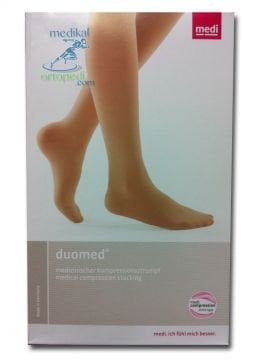 Medi Duomed Diz Üstü Silikon Bantlı Varis Çorapları