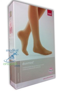 Medi Duomed Diz Üstü Silikon Bantlı Varis Çorapları