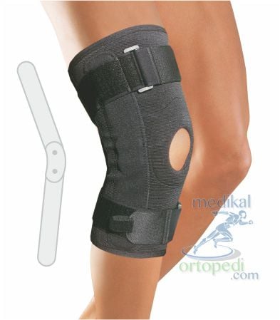 Orthocare 6750 | Genucare Air-X Stable - Patella Destekli, Çelik Menteşe Balenli Air-X Dokuma Dizlik