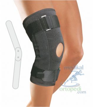 Orthocare 6750 | Genucare Air-X Stable - Patella Destekli, Çelik Menteşe Balenli Air-X Dokuma Dizlik